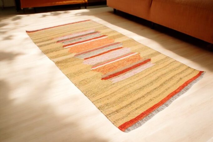 Kilim Contemporâneo Bege/Marrom